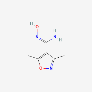 B561387 N-Hydroxy-3,5-dimethylisoxazole-4-carboximidamide CAS No. 102692-02-4
