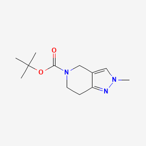 tert-Butyl 2-methyl-6,7-dihydro-2H-pyrazolo[4,3-c]pyridine-5(4H)-carboxylate