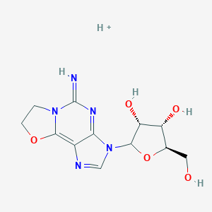 molecular formula C12H16N5O5+ B056141 1,O(6)-Ethanoguanosine CAS No. 112529-18-7