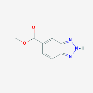 molecular formula C8H7N3O2 B056142 Methyl 1H-1,2,3-benzotriazole-5-carboxylate CAS No. 113053-50-2