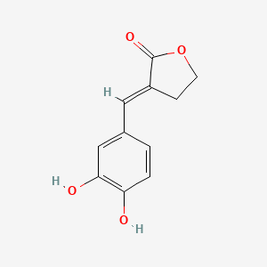 (E)-3-(3,4-Dihydroxybenzylidene)dihydrofuran-2(3H)-one