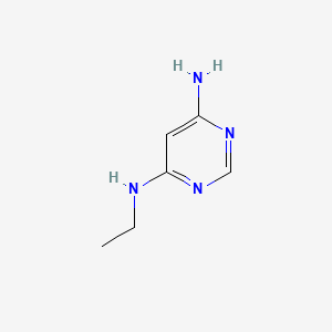 molecular formula C6H10N4 B561430 N4-ethylpyrimidine-4,6-diamine CAS No. 101080-47-1