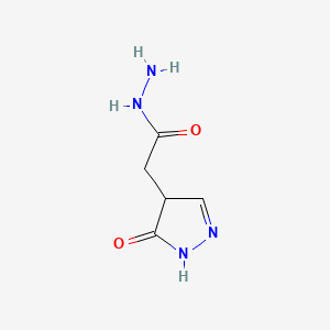 2-(5-oxo-4,5-dihydro-1H-pyrazol-4-yl)acetohydrazide