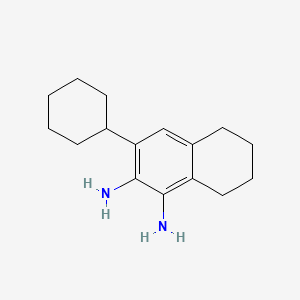 3-Cyclohexyl-5,6,7,8-tetrahydronaphthalene-1,2-diamine