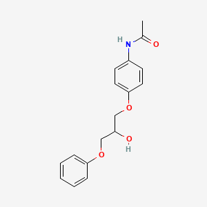 molecular formula C17H19NO4 B561458 N-[4-(2-Hydroxy-3-phenoxypropoxy)phenyl]acetamide CAS No. 103137-52-6