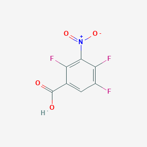 molecular formula C7H2F3NO4 B056146 2,4,5-三氟-3-硝基苯甲酸 CAS No. 115549-15-0