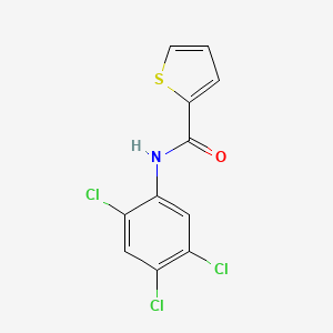 molecular formula C11H6Cl3NOS B5614760 N-(2,4,5-trichlorophenyl)thiophene-2-carboxamide 