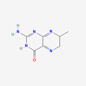 molecular formula C7H9N5O B561478 2-Amino-7-methyl-6,7-dihydropteridin-4(1H)-one CAS No. 109901-94-2