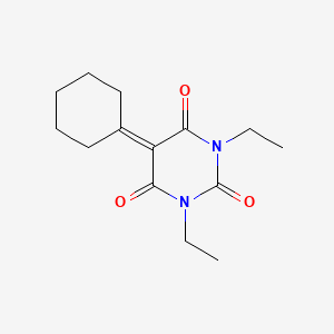5-Cyclohexylidene-1,3-diethyl-1,3-diazinane-2,4,6-trione