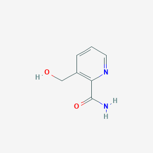 molecular formula C7H8N2O2 B056149 3-(Hydroxymethyl)picolinamide CAS No. 115012-12-9