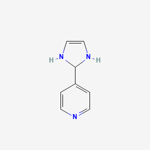 4-(2,3-dihydro-1H-imidazol-2-yl)pyridine