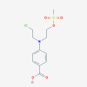 4-((2-Chloroethyl) (2-mesyloxyethyl)amino)benzoic acid
