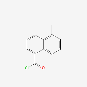 molecular formula C12H9ClO B561509 5-Methyl-1-naphthoyl chloride CAS No. 101665-68-3