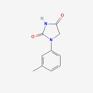 molecular formula C10H10N2O2 B5615177 1-(3-Methylphenyl)imidazolidine-2,4-dione CAS No. 32549-32-9