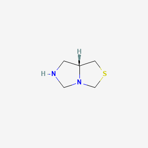 molecular formula C5H10N2S B561520 (R)-Hexahydroimidazo[1,5-c]thiazole CAS No. 109628-07-1