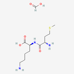 molecular formula C12H25N3O5S B561522 Met-Lys formate salt CAS No. 104809-21-4