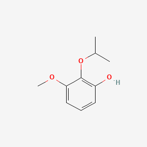 molecular formula C10H14O3 B561535 2-Isopropoxy-3-methoxyphenol CAS No. 103275-75-8