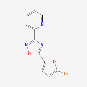 molecular formula C11H6BrN3O2 B5615377 Luciferase-IN-3 