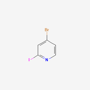 molecular formula C5H3BrIN B561539 4-溴-2-碘吡啶 CAS No. 100523-83-9