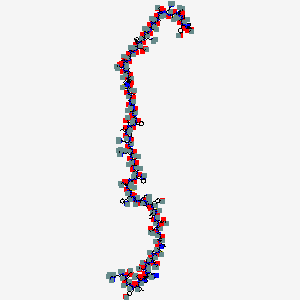 molecular formula C305H468N86O100S10 B561540 Neurotoxin III (Laticauda semifasciata reduced) CAS No. 75433-28-2