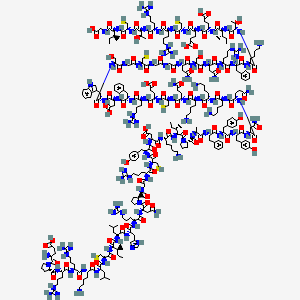 molecular formula C305H480N98O85S6 B561541 Toxin C13S2C3 CAS No. 74504-53-3
