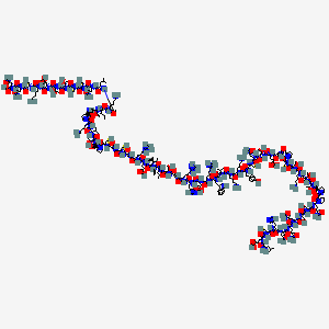 molecular formula C281H457N89O91S8 B561542 Short Neurotoxin alpha CAS No. 54992-19-7