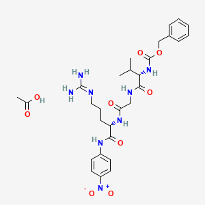 molecular formula C29H40N8O9 B561543 Chromozym Try CAS No. 86170-43-6
