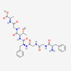 molecular formula C31H41N7O9 B561547 Nociceptin (1-7) CAS No. 178249-42-8