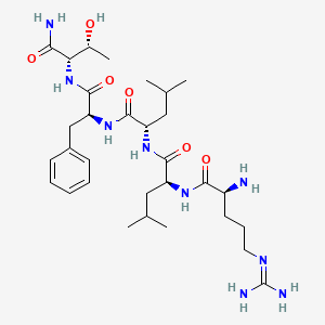 molecular formula C31H53N9O6 B561576 Rllft-NH2 
