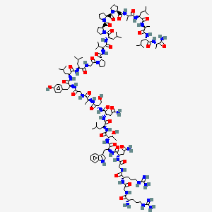 molecular formula C128H205N37O32 B561582 M 1145 