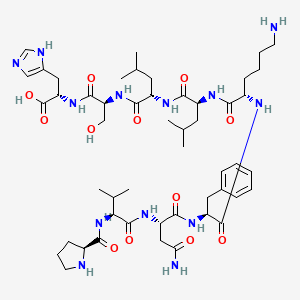 molecular formula C50H79N13O12 B561584 Hemopressin (human, mouse) 