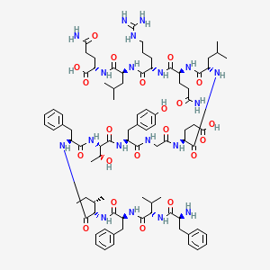 molecular formula C86H125N19O21 B561593 ANQ-11125 CAS No. 153966-48-4