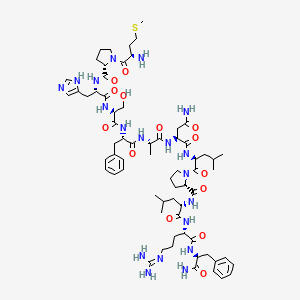 molecular formula C67H101N19O14S B561597 RFRP-1(human) 