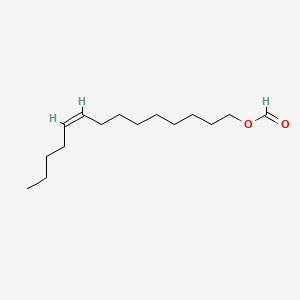 molecular formula C17H32O2 B561609 (Z)-9-Tetradecen-1-ol formate CAS No. 56218-81-6