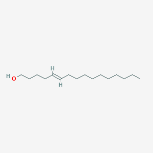 molecular formula C16H32O B561611 5-hexadecenol, E CAS No. 149011-67-6