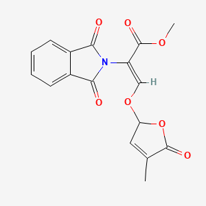 molecular formula C17H13NO7 B561614 Nijmegen-1 CAS No. 159155-03-0