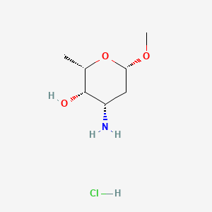 B561627 Methyl beta-L-daunosaminide hydrochloride CAS No. 115388-97-1