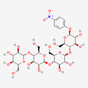 molecular formula C30H45NO23 B561636 P-Nitrophenyl beta-D-cellotetraoside CAS No. 129411-62-7