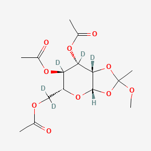 2,3,4,6,6'-Pentadeuterio-3,4,6-tri-O-acetyl-beta-D-mannopyranose 1,2-(Methyl Orthoacetate)
