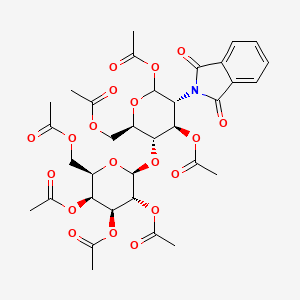 1,3,6-Tri-O-acetyl-2-deoxy-2-(1,3-dioxo-1,3-dihydro-2H-isoindol-2-yl)-4-O-(2,3,4,6-tetra-O-acetyl-beta-D-galactopyranosyl)-D-glucopyranose