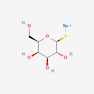 Sodium (2S,3R,4S,5R,6R)-3,4,5-trihydroxy-6-(hydroxymethyl)tetrahydro-2H-pyran-2-thiolate