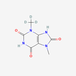molecular formula C7H8N4O3 B561666 7-Methyl-3-methyluric acid-d3 CAS No. 383160-11-0