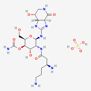 molecular formula C19H36N8O12S B561680 Nourseothricin sulfate CAS No. 96736-11-7