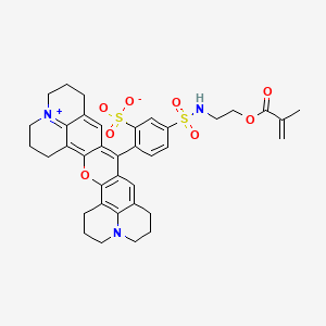 molecular formula C37H39N3O8S2 B561695 Texas Red-methacrylate CAS No. 386229-75-0