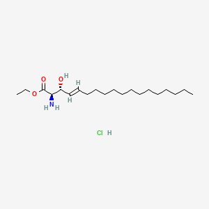 molecular formula C20H40ClNO3 B561697 Ethyl-D-erythro-sphingosinate Hydrochloride CAS No. 355803-79-1
