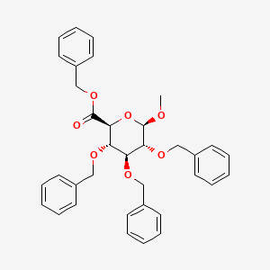 Benzyl methyl 2,3,4-tri-O-benzyl-beta-D-glucopyranosiduronate