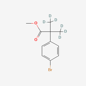 Methyl 2-(4-Bromophenyl)-2,2-di-(methyl-d3)acetate