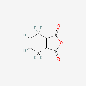 molecular formula C8H8O3 B561747 1,2,3,6-Tetrahydrophthalic Anhydride-3,3,4,5,6,6-d6 CAS No. 89614-23-3