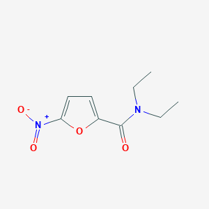 molecular formula C9H12N2O4 B5617854 N,N-diethyl-5-nitrofuran-2-carboxamide 