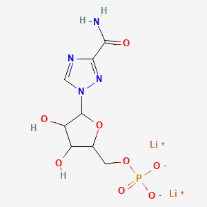 molecular formula C8H11Li2N4O8P B561815 Ribavirin 5'-monophosphate dilithium 
